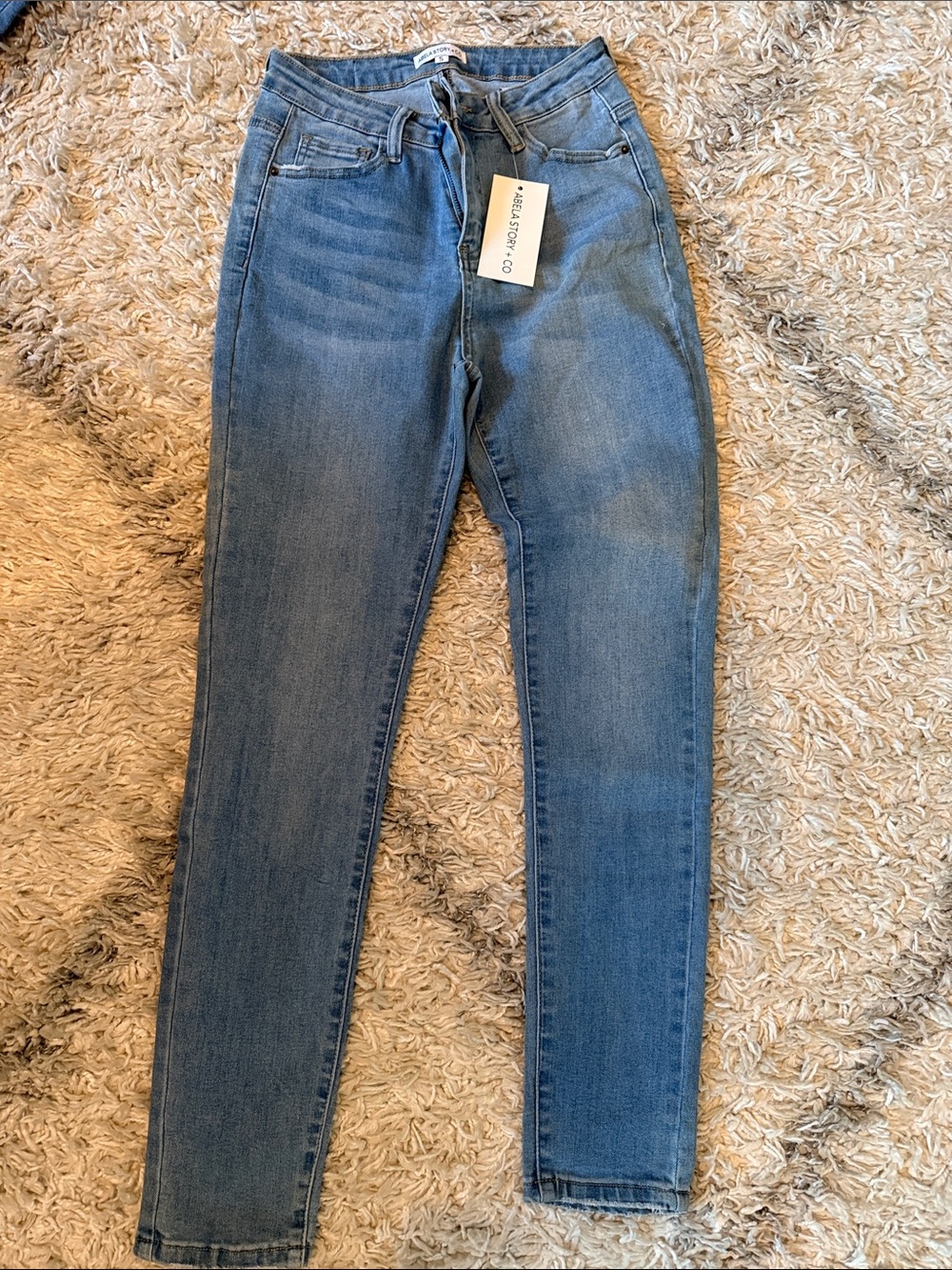 Madewell Light Blue Skinny Jeans — High-Rise Stretch Fit